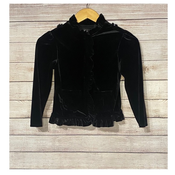 Isobella & Chloe Other - Isobella & Chloe Formal Black Velvet Jacket.